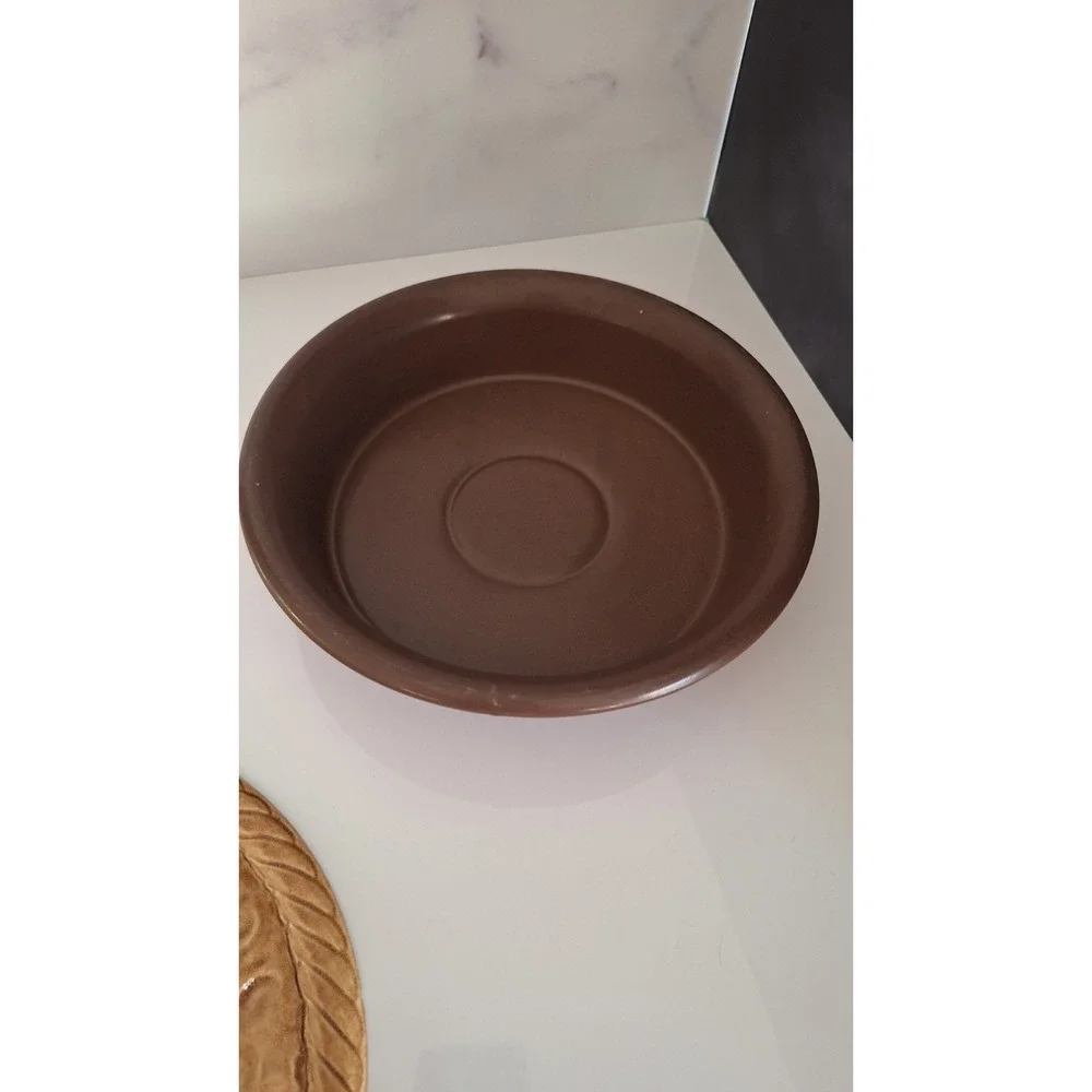 Vintage Ceramic Apple Pie Dish with Lid: Farmhouse‎ Kitchen Decor 10x10